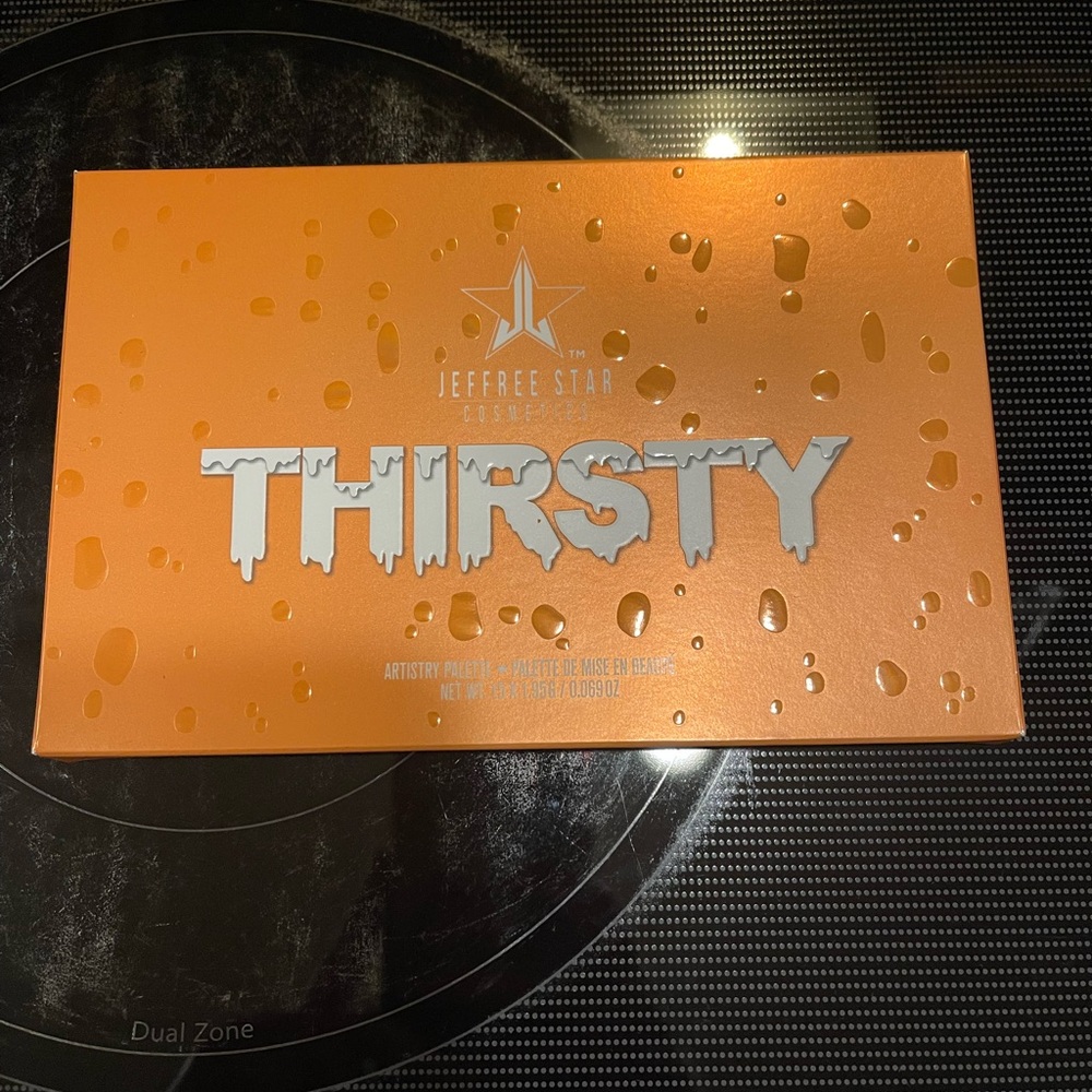 Jeffree Star Thirsty Palette in Orange and Silver